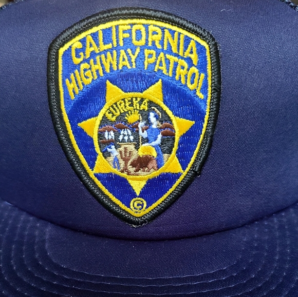 Eureka CA. Highway Patrol Trucker hat NEW navy blue adjustable - Picture 3 of 5